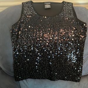 Covington SP black sequence tank top